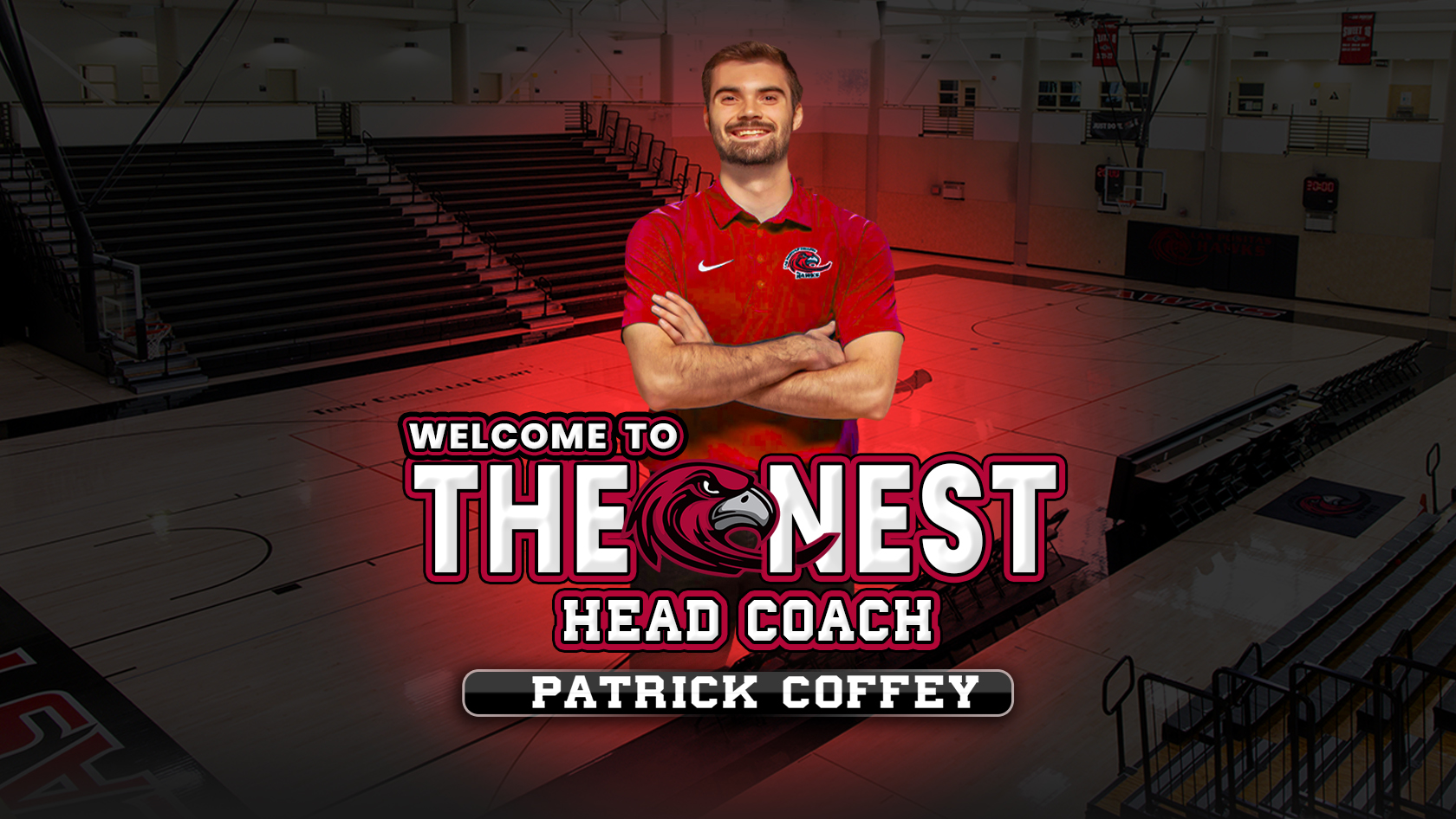 graphic welcoming coach coffey